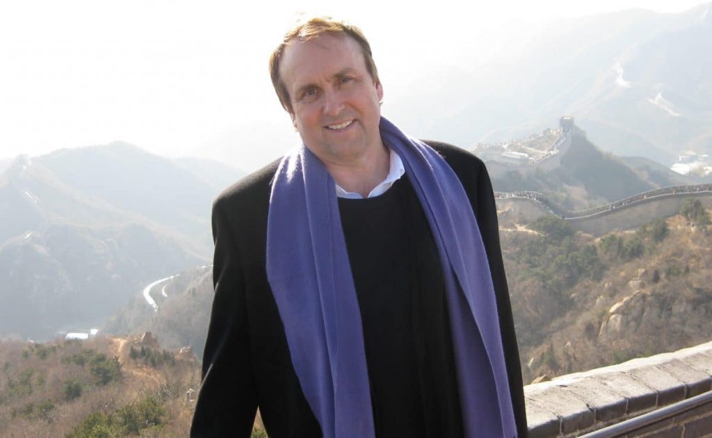Blake Snyder on the Great Wall in China