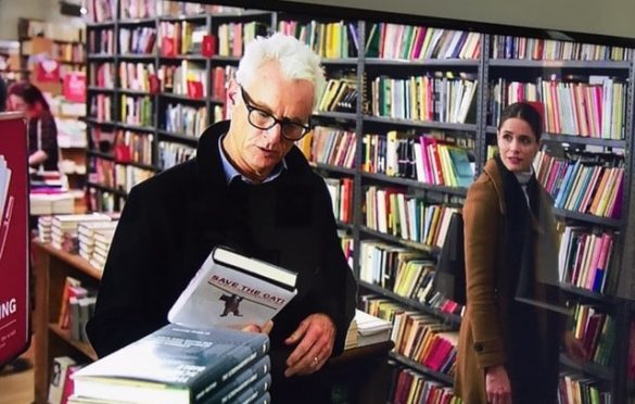 John Slattery and Amanda Peet in The Romanoff