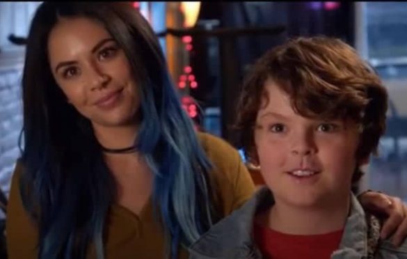 Janel Parrish and and Tommy Ragen in the movie Mighty Oak