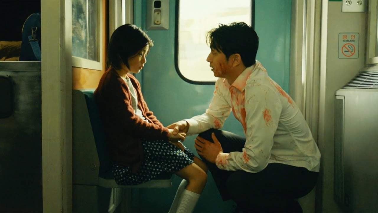 a scene from the movie 'Train to Busan'
