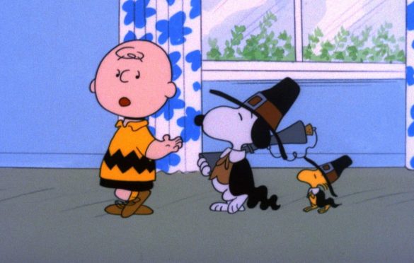 Charlie Brown, Snoopy and Woodstock in A Charlie Brown Thanksgiving