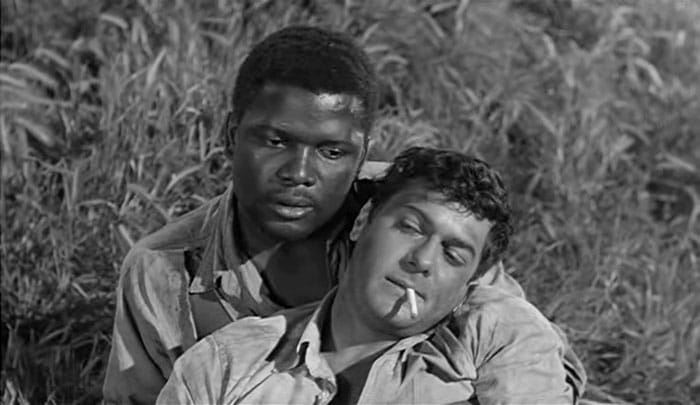 Sidney Poitier and Tony Curtis in The Defiant Ones