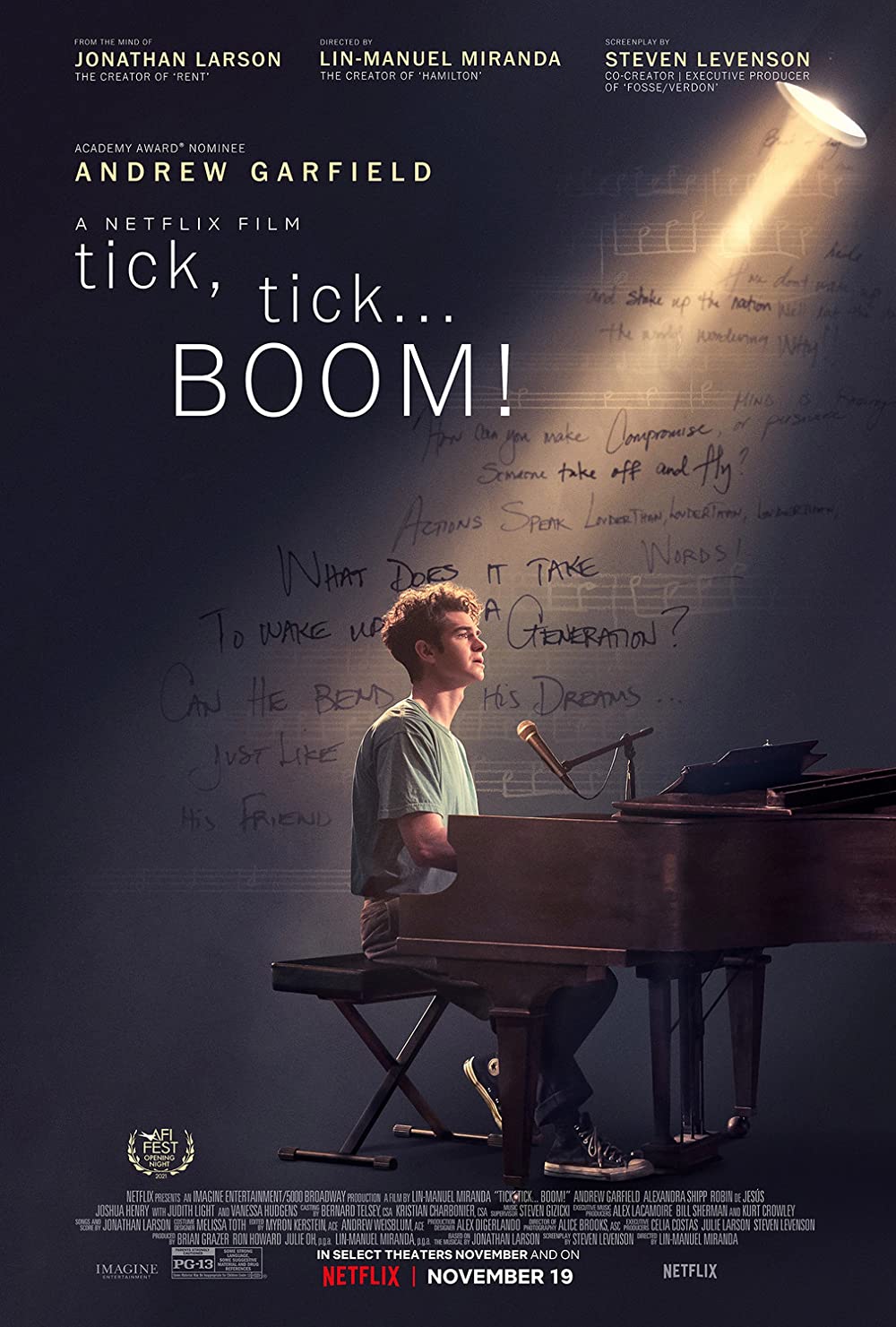 movie poster for tick, tick BOOM!