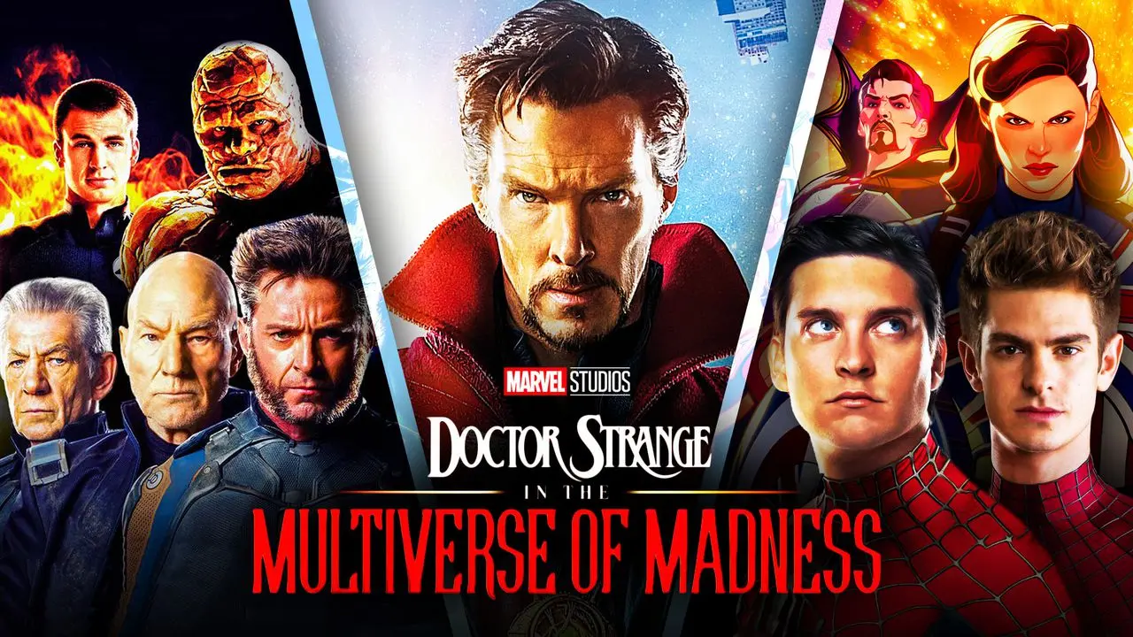 the movie poster of Doctor Strange in the Multiverse of Madness