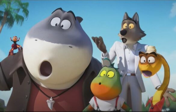 The 4 leading characters from the movie The Bad Guys