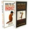 The covers of Save the Cat! Goes to the Movies and Save the Cat! Goes to the Indies