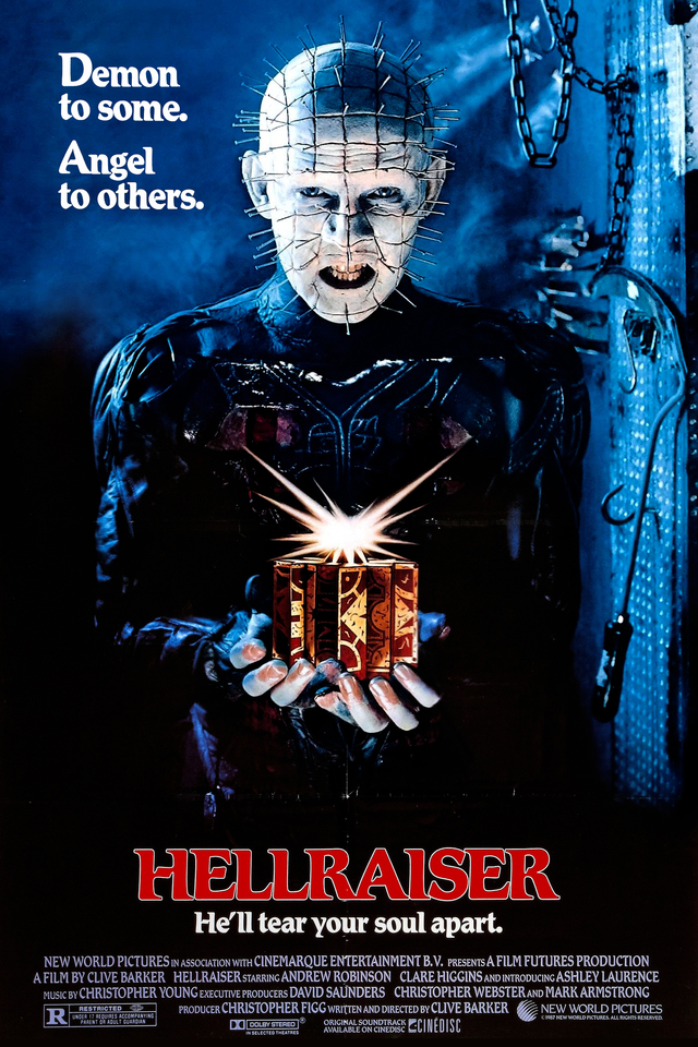 the original Hellraiser film poster