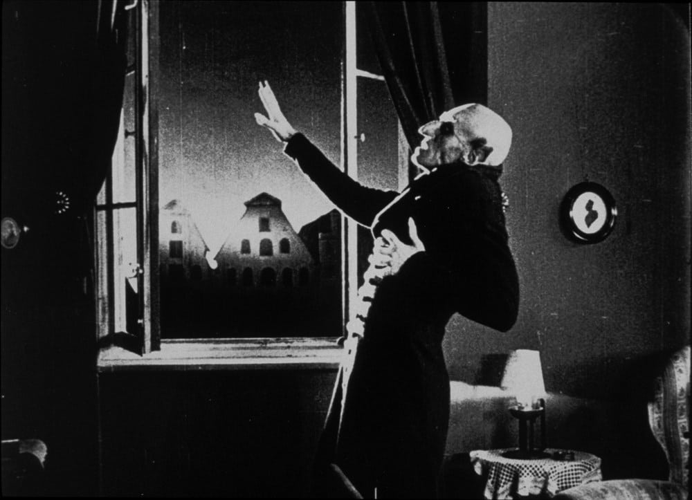 Orlok at the window at dawn