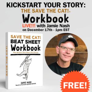 cover of Save the Cat! Workbook plus photo of Jamie Nash