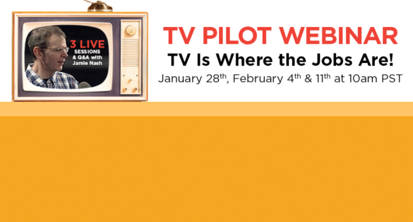 TV Pilot Webinar announcement