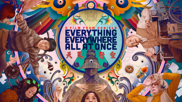 the movie poster for Everything Everywhere All at Once
