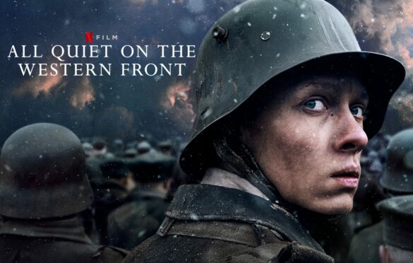a German soldier on the battlefield