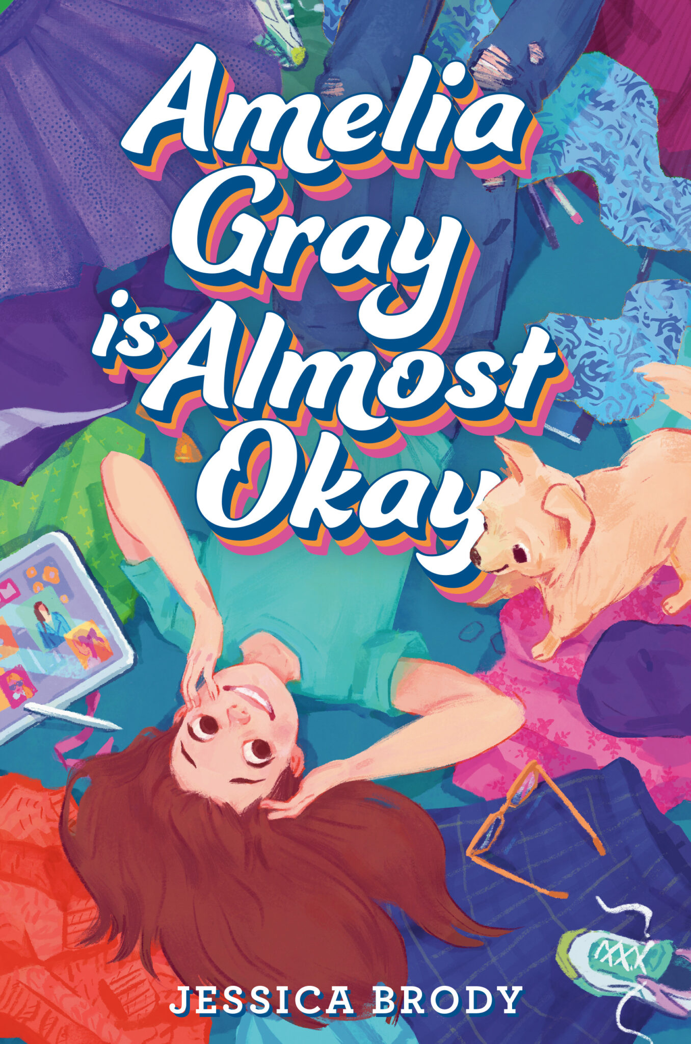 front cover of the book Amelia Gray is Almost Okay by Jessica Brody