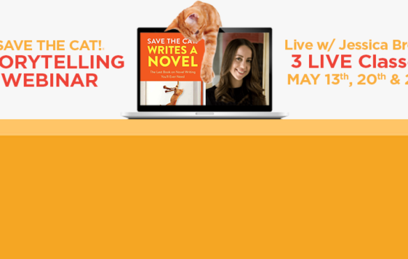 the front cover of Save the Cat! Writes a Novel and a photo of Jessica Brody