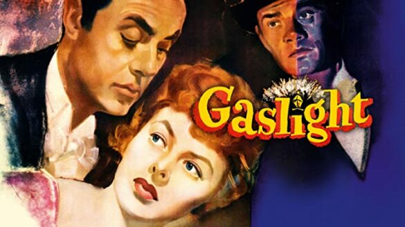 title card for the 1944 film Gaslight