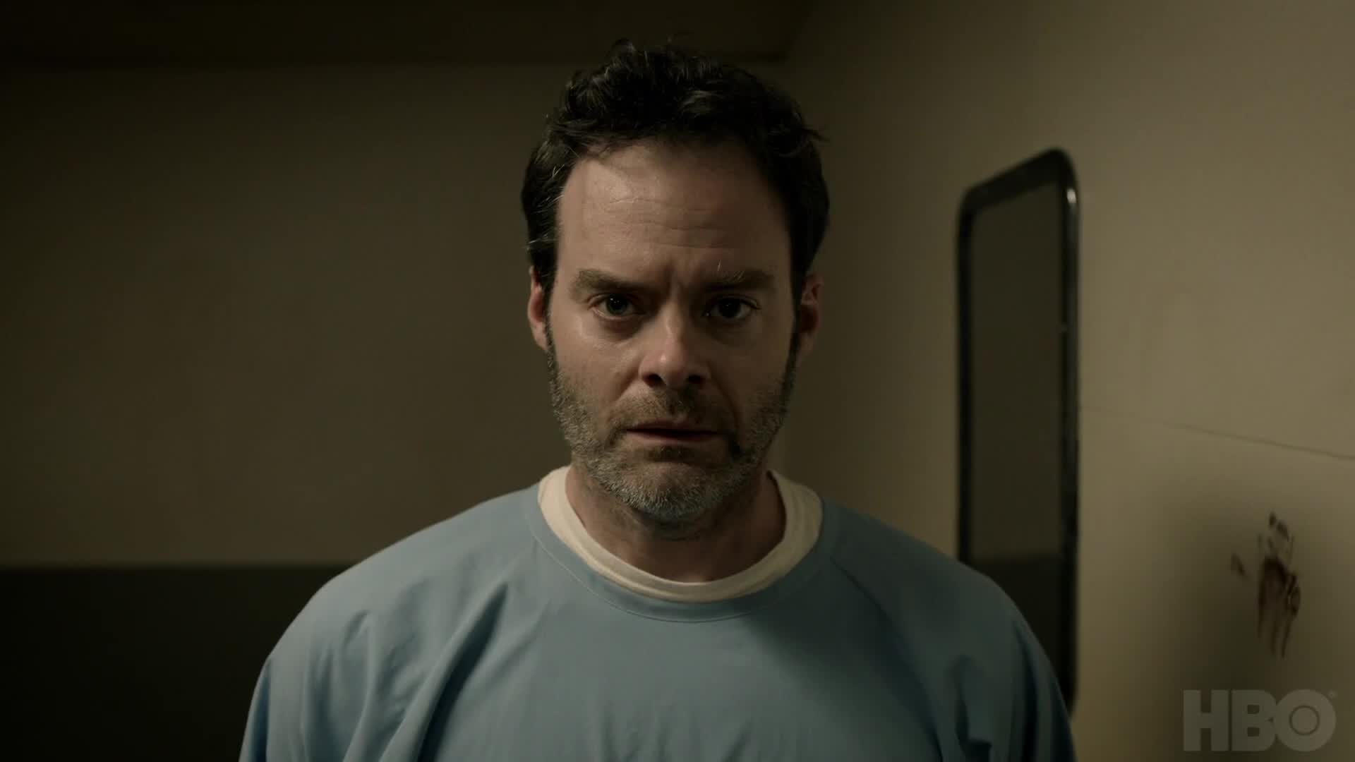 Bill Hader as Barry in a shaded room
