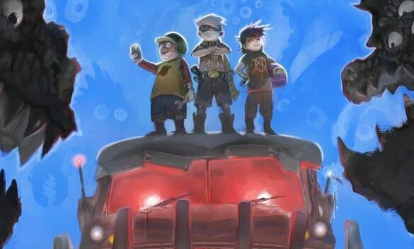 image from the cover of Monster Stompers