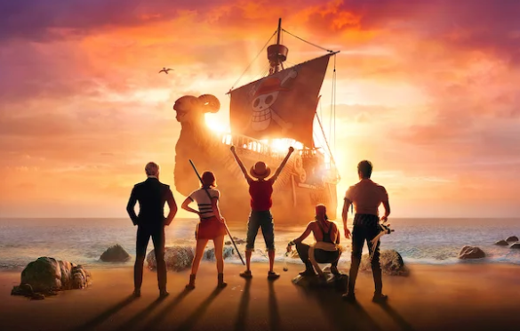 The 5 main characters from One Piece and their ship
