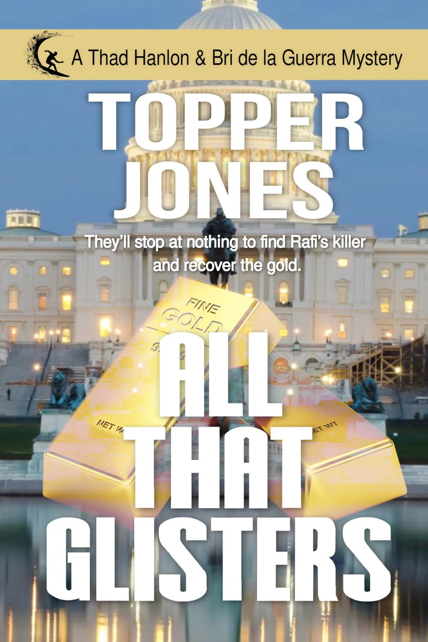 front cover of the novel All That Glitters by Christopher Jones