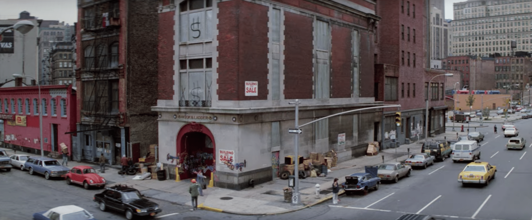 The Ghostbusters firehouse