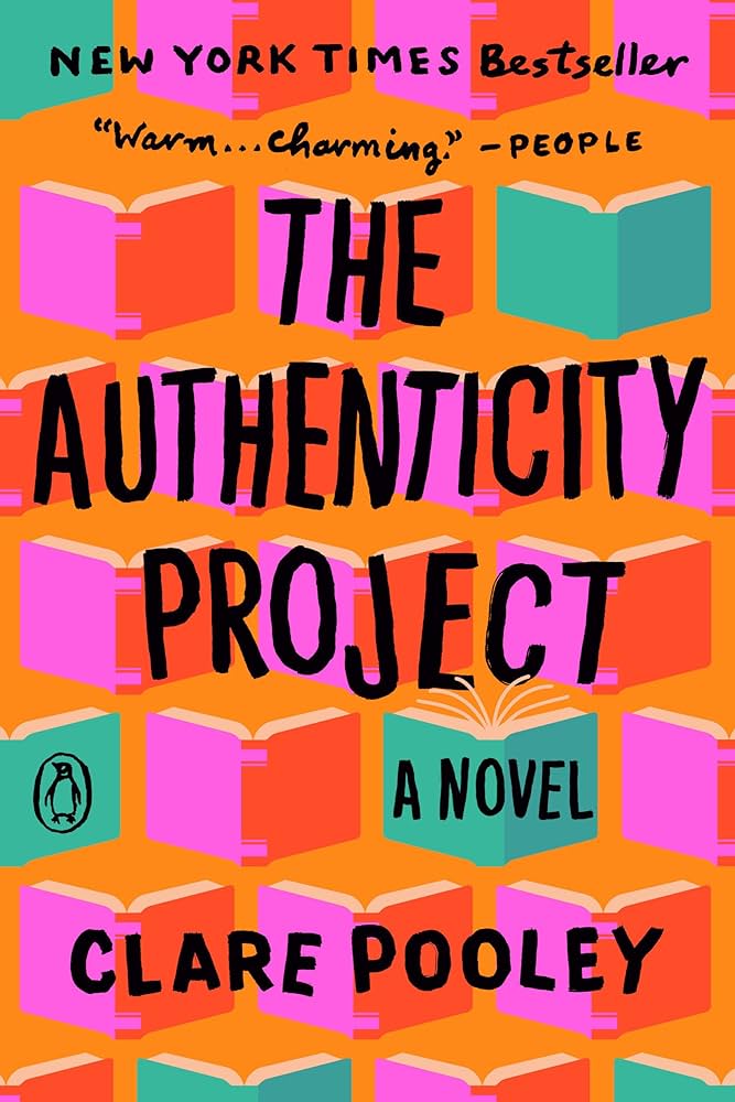 the front book cover of The Authenticity Project by Clare Pooley