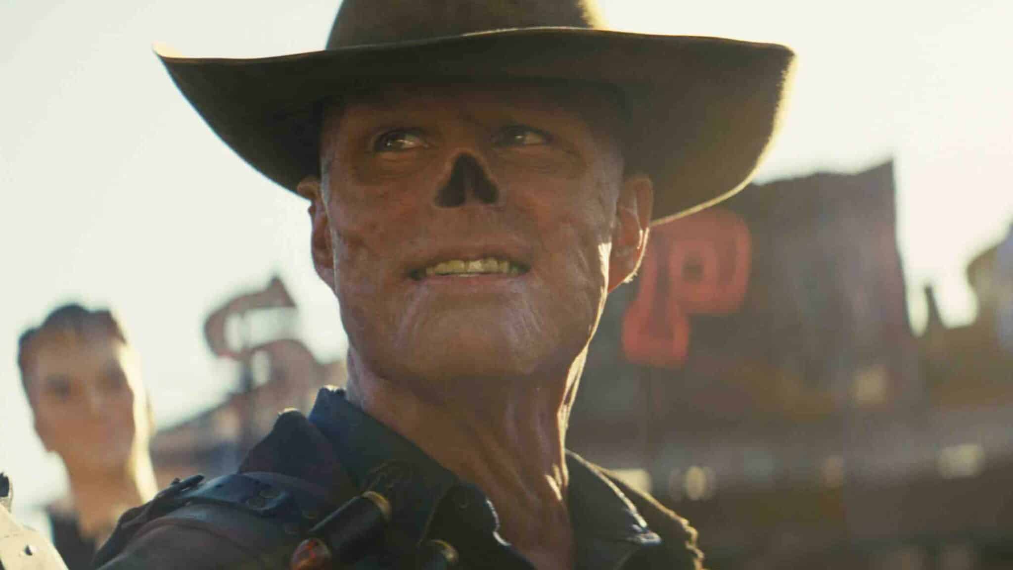 The noseless Ghoul, wearing a cowboy hat