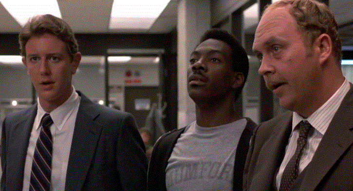 Rosewood, Foley, and Taggart in the police station