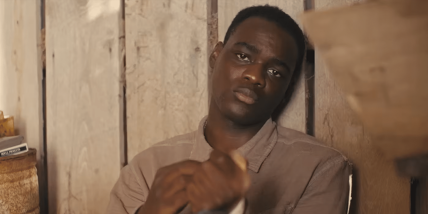 Ethan Herisse holding his hands together from the film Nickel Boys