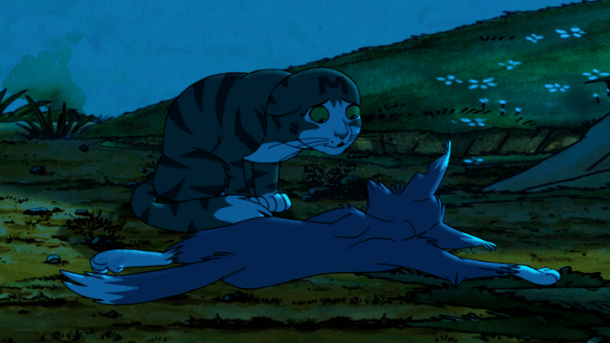 Moka sits next to Bati's lifeless body