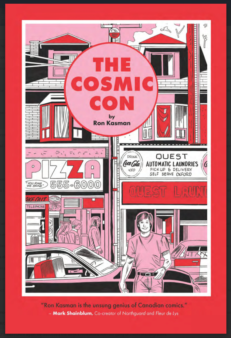 front cover of Ron Kasman's book 'The Cosmic Con'