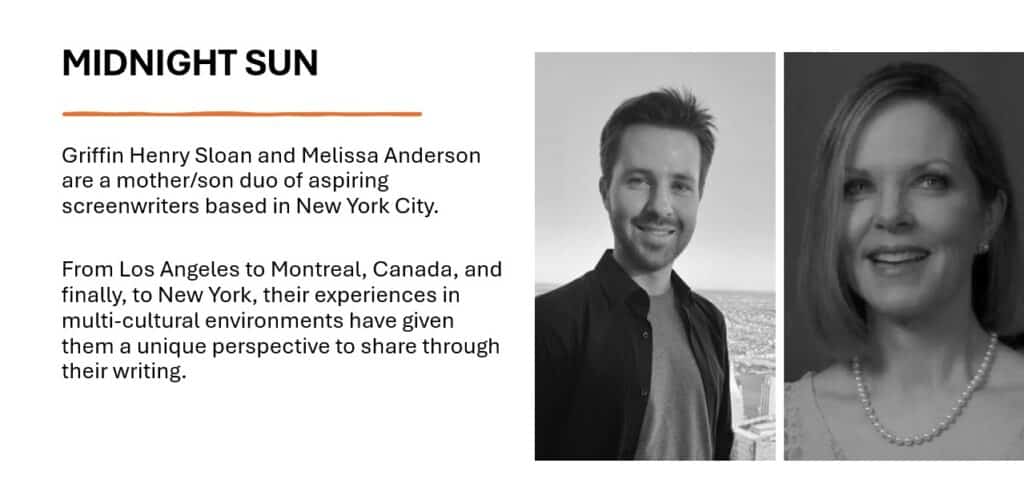 photos of Griffin Henry Sloan and Melissa Anderson plus their bios