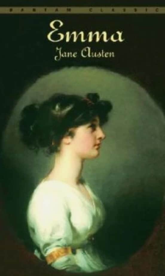 the front cover of the novel 'Emma' by Jane Austen