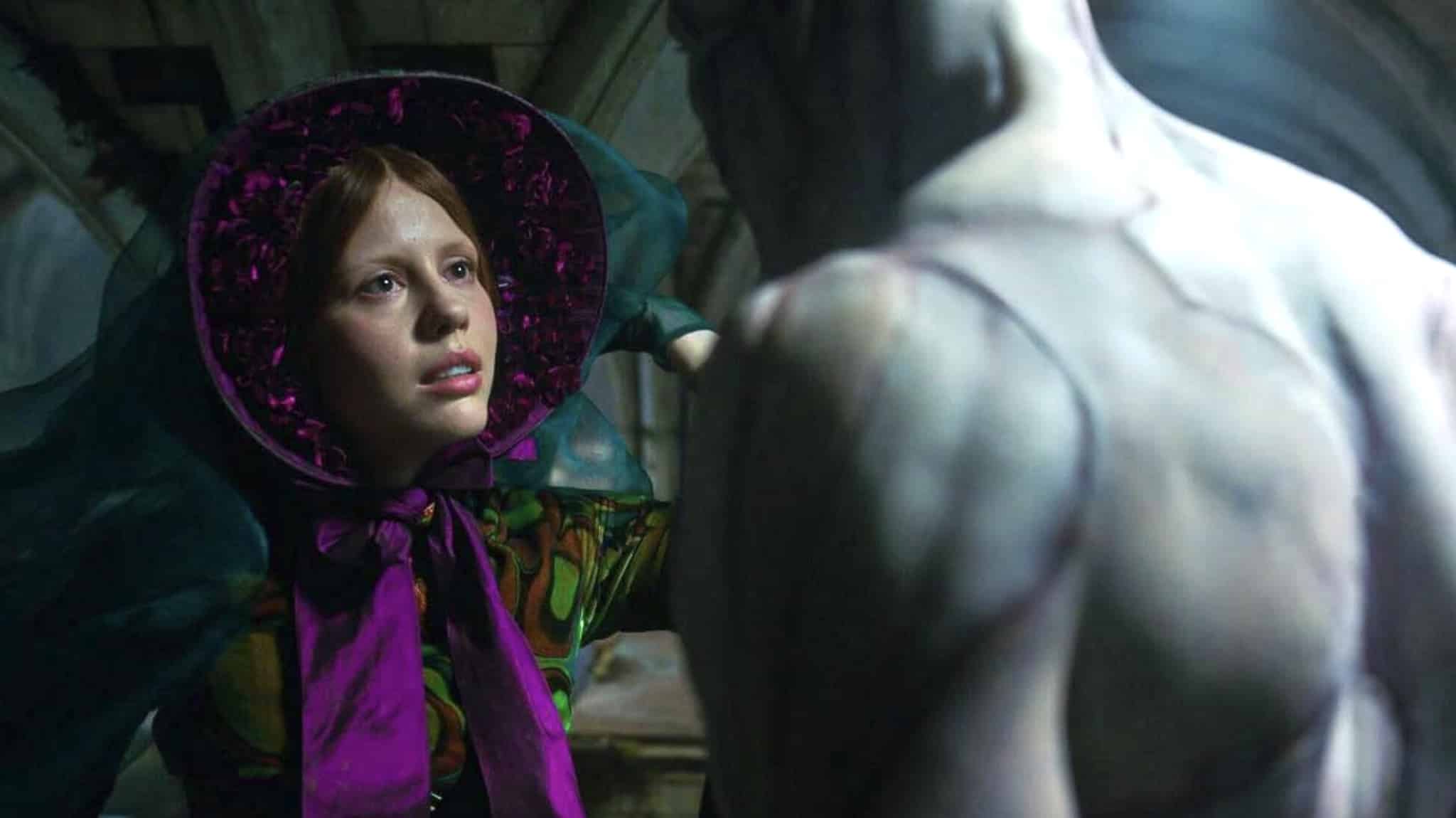 Elizabeth face to face with the Creature