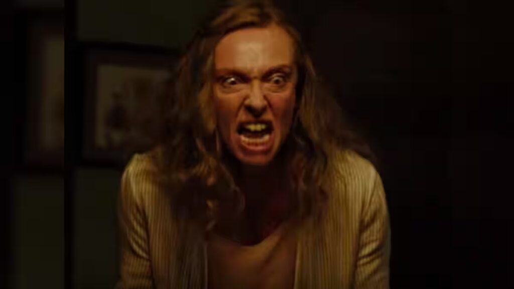Toni Colette screaming in the film Hereditary
